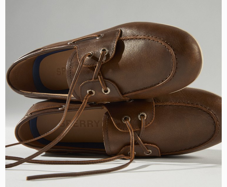 SLIM BOAT LEATHER DISTRESS